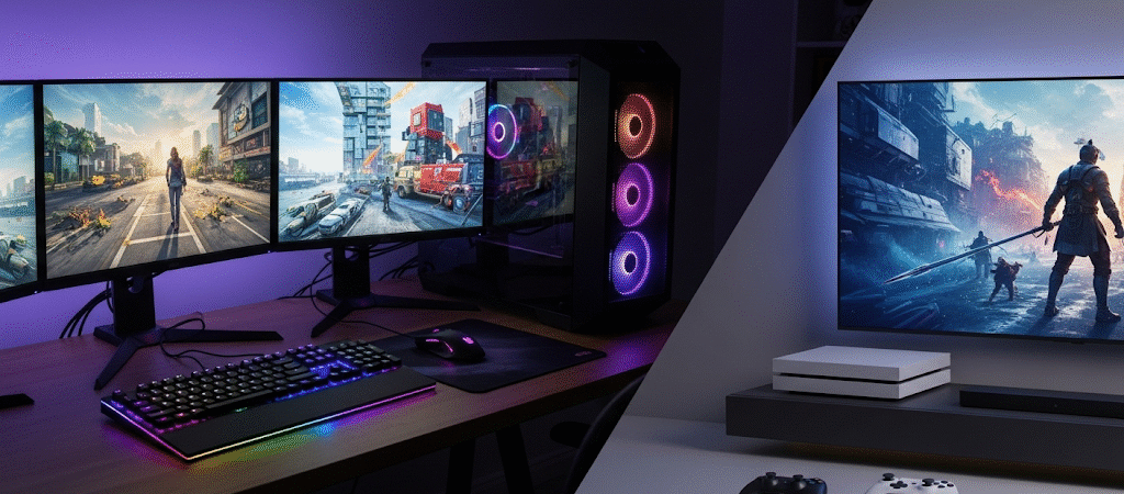 🎮 PC Gamer ou Console: Qual é a Melhor Escolha para Você?
