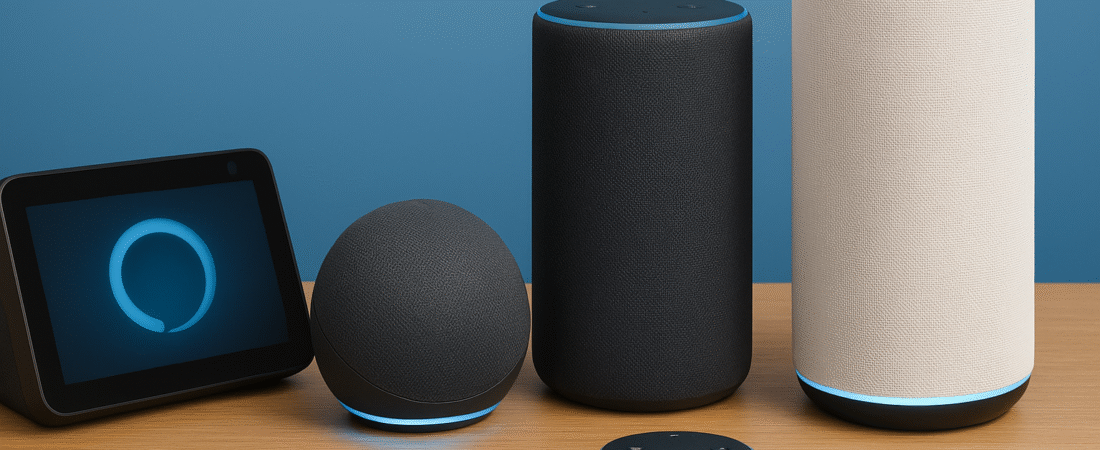 Tipos de Alexa: Guia Completo dos Modelos Echo em 2025
